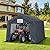 MFSTUDIO Outdoor Storage Sheds 10x15 ft, Portable Carport Shelter Garages Heavy Duty Canopy with Rolled up Zipper Doors, Outside Utility Shed Garage Tent for Patio Furniture, Vehicles and Tools