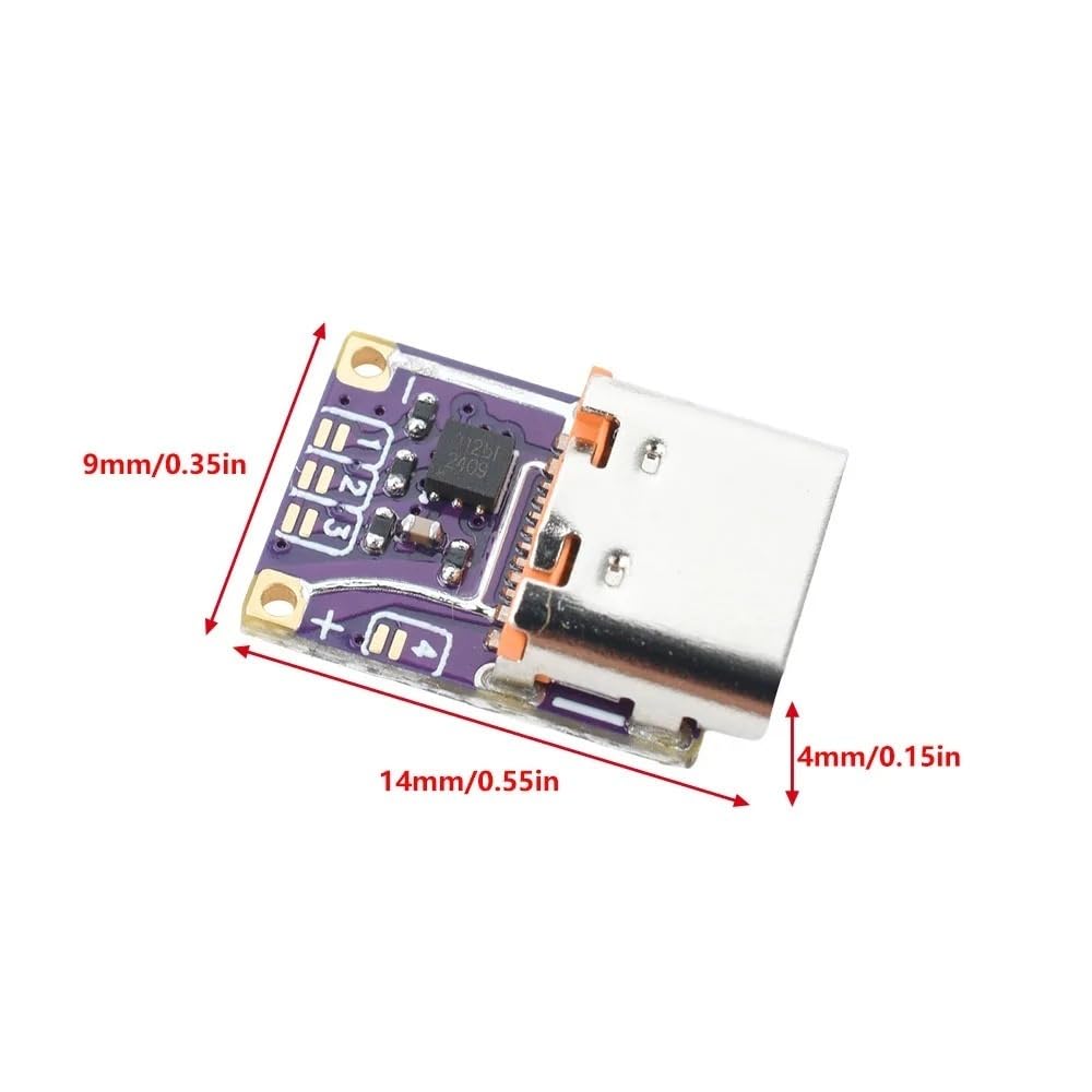 PD3.0 PD3.1 QC3.0 moduł spustowy 48 V Decoy Board typ C do DC (wysokie napięcie)