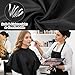 YBEATY 3 Pcs Shortie Makeover Barber Bib Waterproof Beauty Salon Bib Smock Dye Cape Styling Shampoo Washing Cape for Clients Comb-out Beard Shaving Hairdressing Makeup Artist Hair