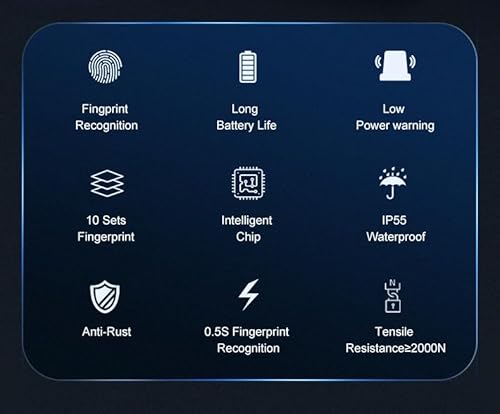 Generic Fingerprint Padlock, Smart Padlock, Biometric Lock thumb #4