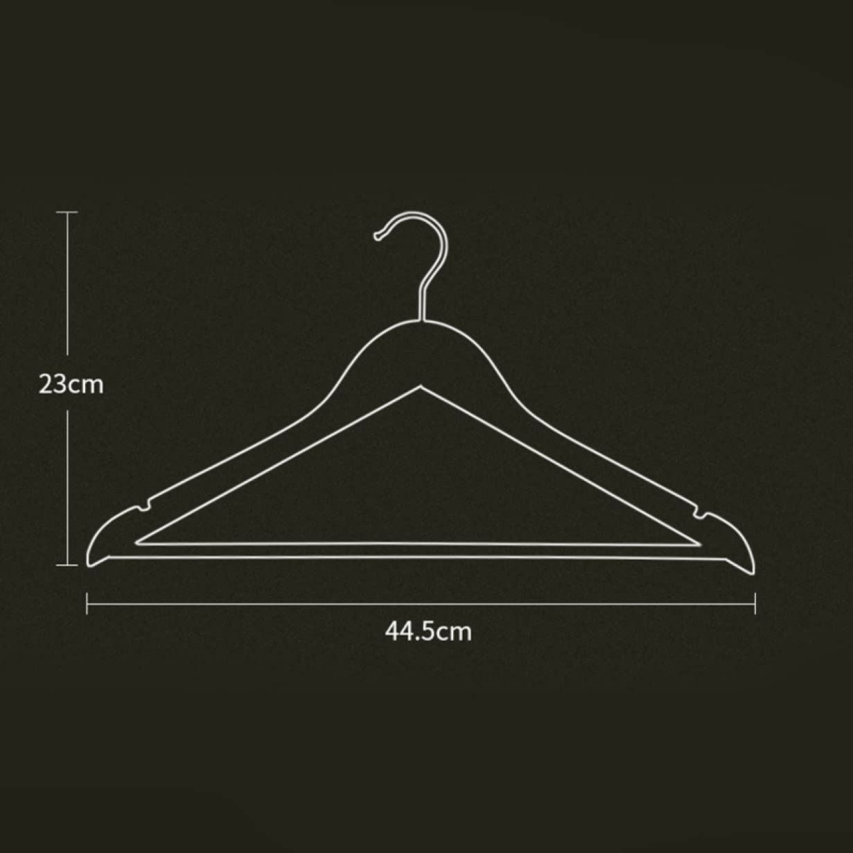 Amazon.co.jp: 衣類ハンガー 10本セット すべらない ベージュ ズボン