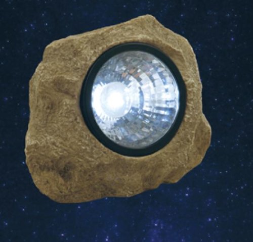 Moonrays 91211 Rock Solar Spotlight with Built in Key Hider, 6-Lumens.35-Watt, 120-degree Beam Angle, White LED Light, One Rechargeable NiCd Battery Included, 0 - Thumbnail 5