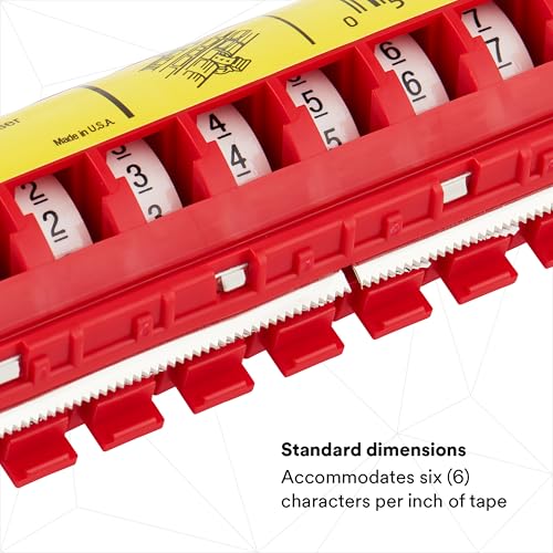 Image of 3M ScotchCode Wire Marker Tape Dispenser with Tape STD-0-9
