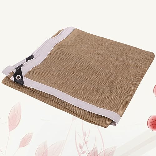 Toldo beige transpirable para jardín y patio con protección solar 5
