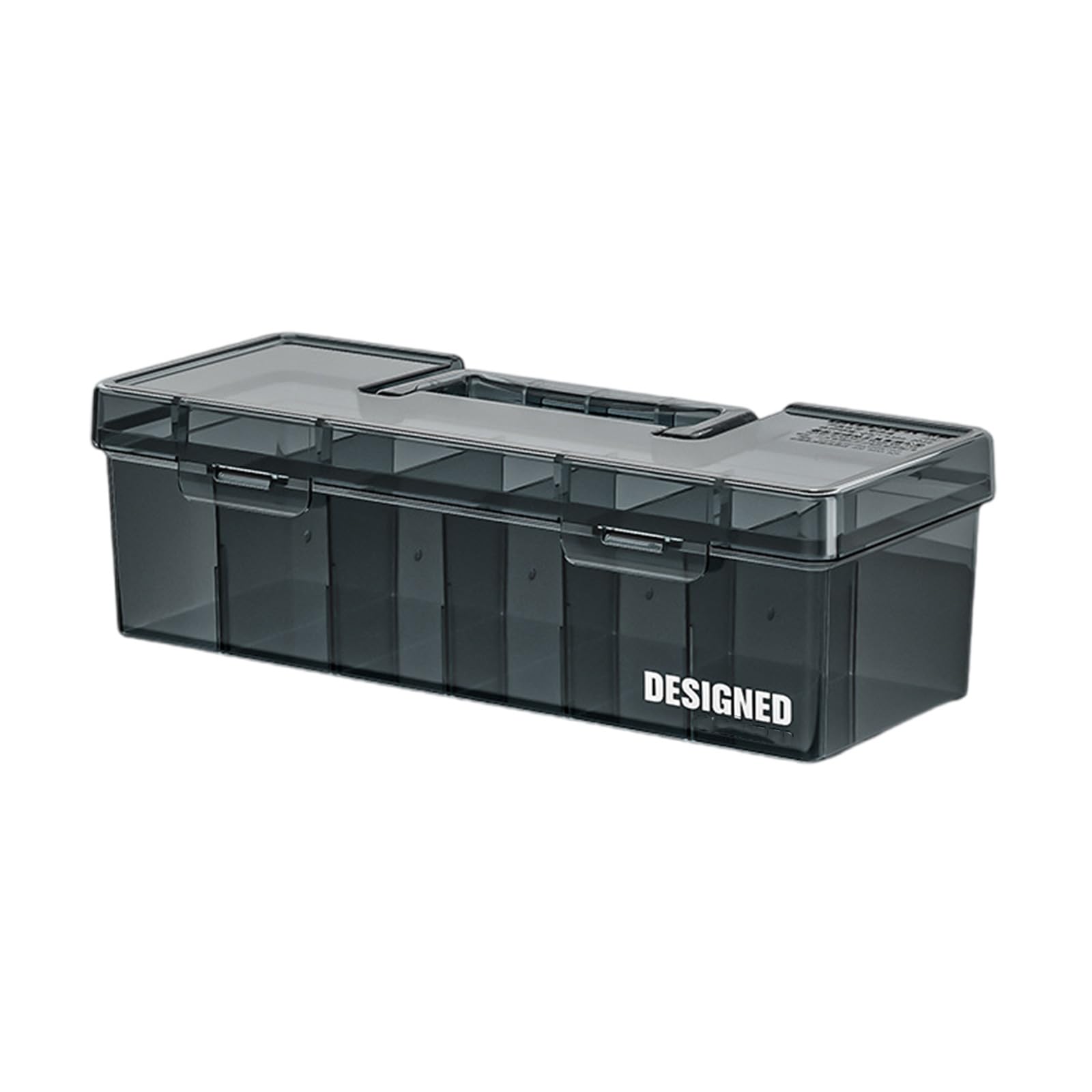 Lightweight Secure Tool Container Box Organizers Case Designed for Storing Electronic Spare Parts and Tiny Workshop Items Clear Box