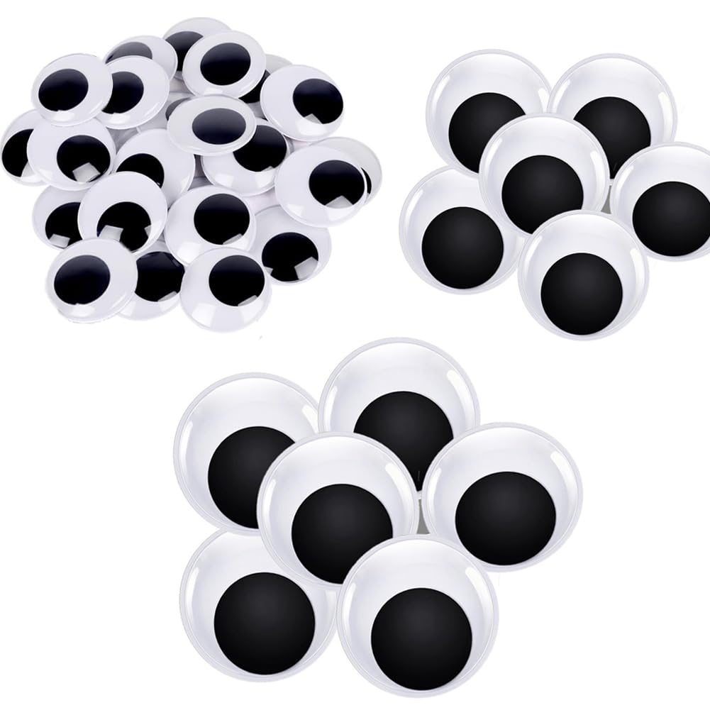 On11 doll 目が動けるタイプ Amazon | 動く 目玉 シール 30 mm/40 mm/50 mm 3サイズ 約36個セット