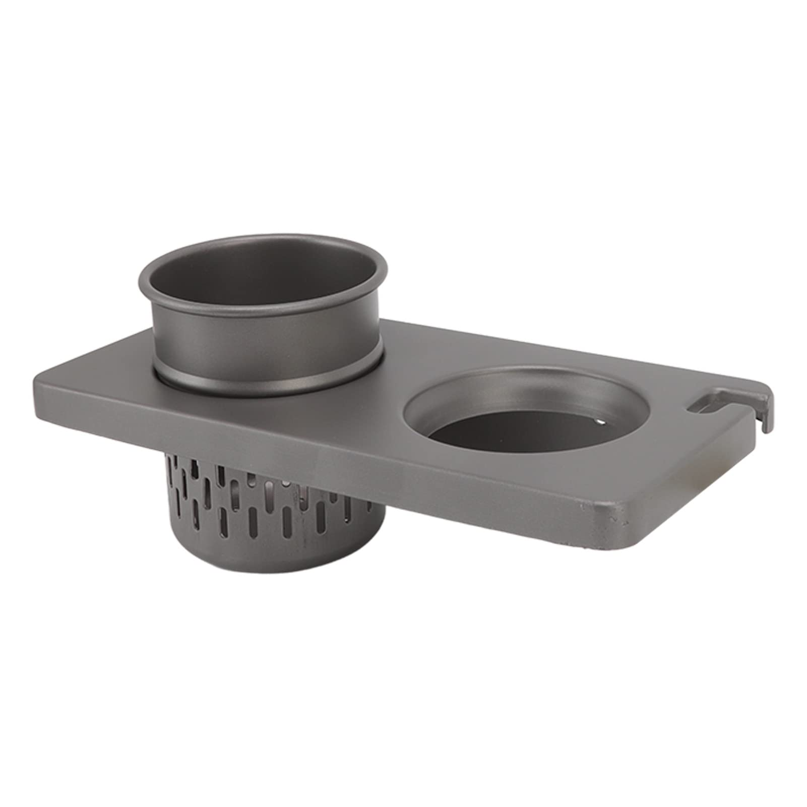 Hair Dryer Holder, Wall Mounted Blow Dryer Organizer, Aluminum Alloy Hair Dryer Rack with Screws, Universal Straightener Organizer Blow Storage for Bathroom Salon Bedroom Black