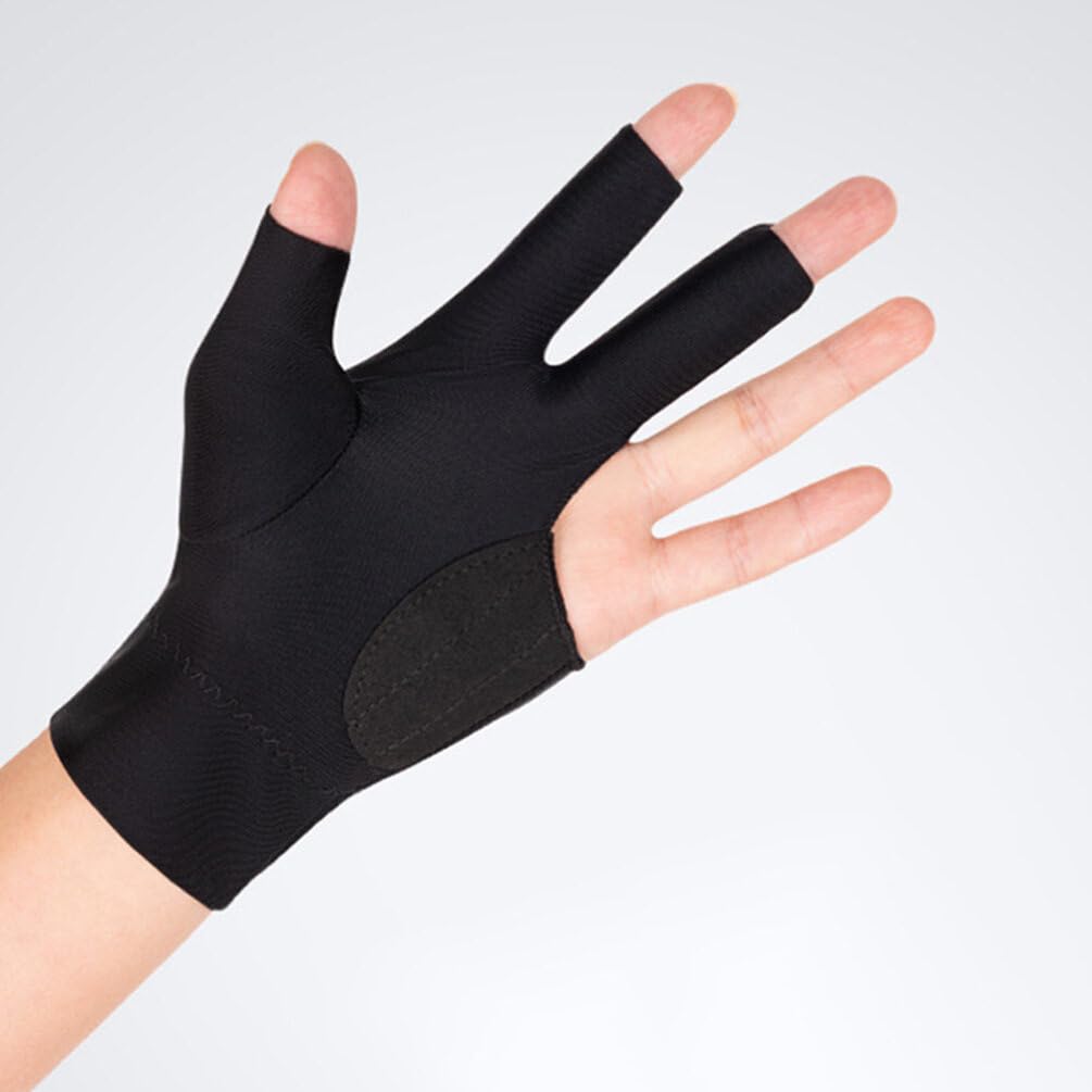 Baluue 2 Pack Snooker Gloves Breathable Billiards Gloves for Pool Protective Wear-Resistant Comfortable Table Game Accessories
