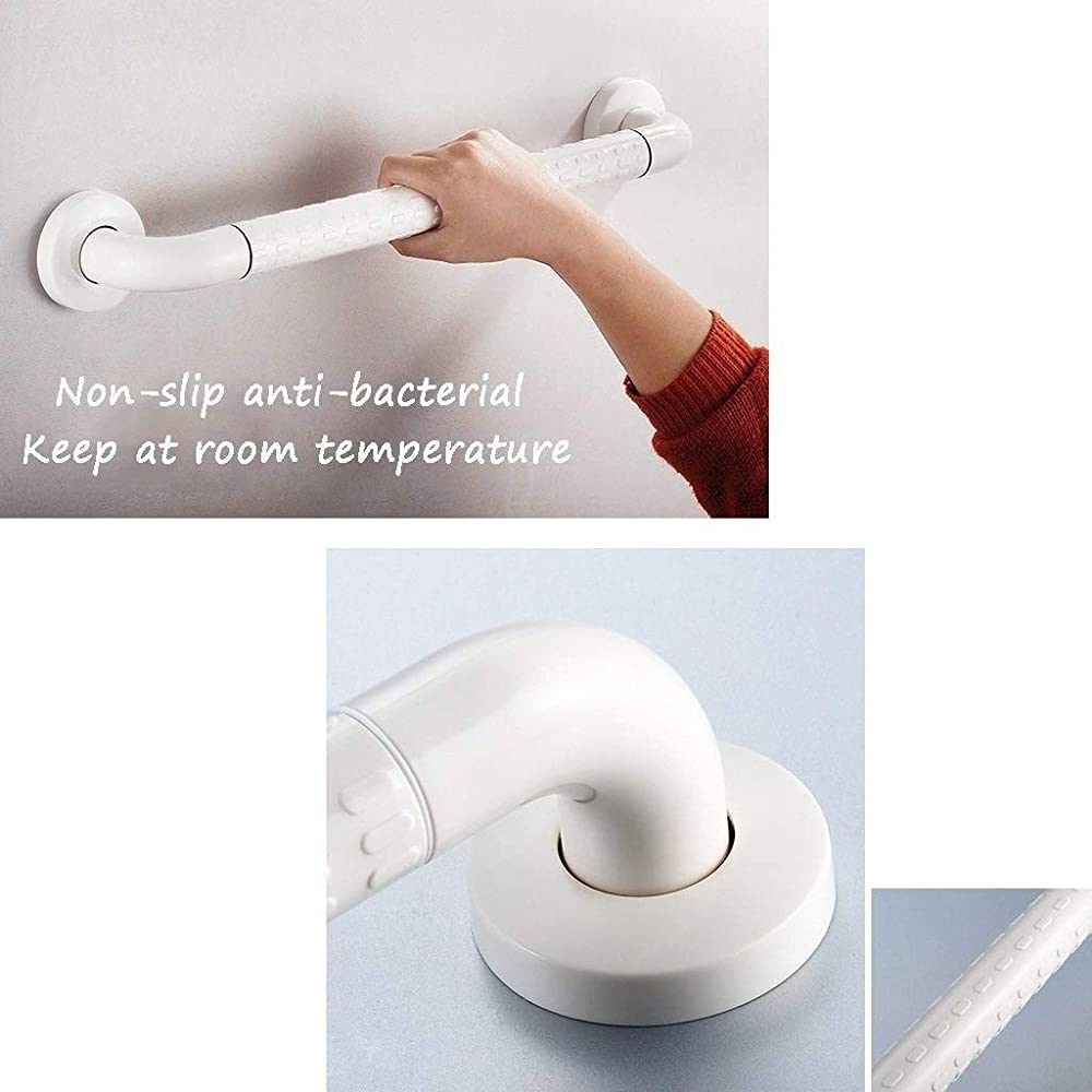 Pasamanos, apoyabrazos de Seguridad, Barra de Apoyo para baño y Ducha, pasamanos para Personas con discapacidad o Mayores, Antideslizantes, Ayuda para el baño/38 cm
