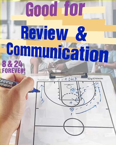 Basketball Coaching Board, Tear-Off Basketball Full Court-60 Page, Basketball White Board for Coaches, Perfect Match Gel Pen, Markers, A4 Board Clip. Clipboard for Coaches, Coaching Equipment - Image 6