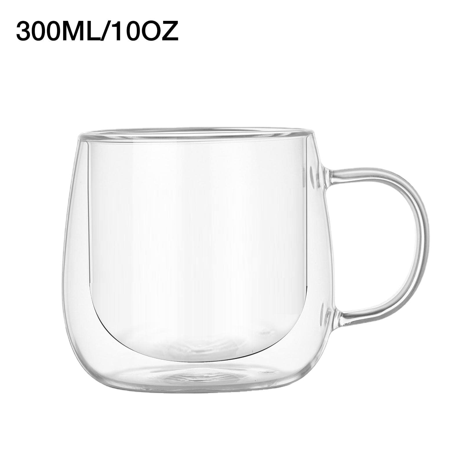 2 tazze da caffè a doppia parete in , 10 once a doppia parete in