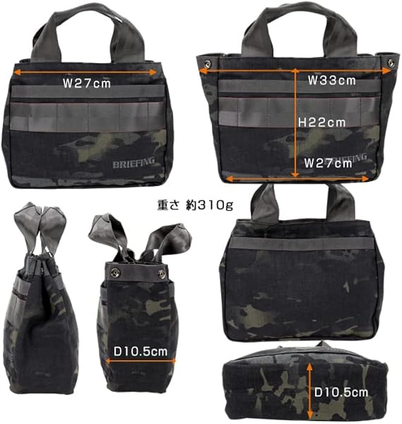 B*g様 【美品】ブリーフィング ゴルフ トートバッグ マルチカモブラック 美品】ブリーフィング ゴルフ トートバッグ マルチカモブラック