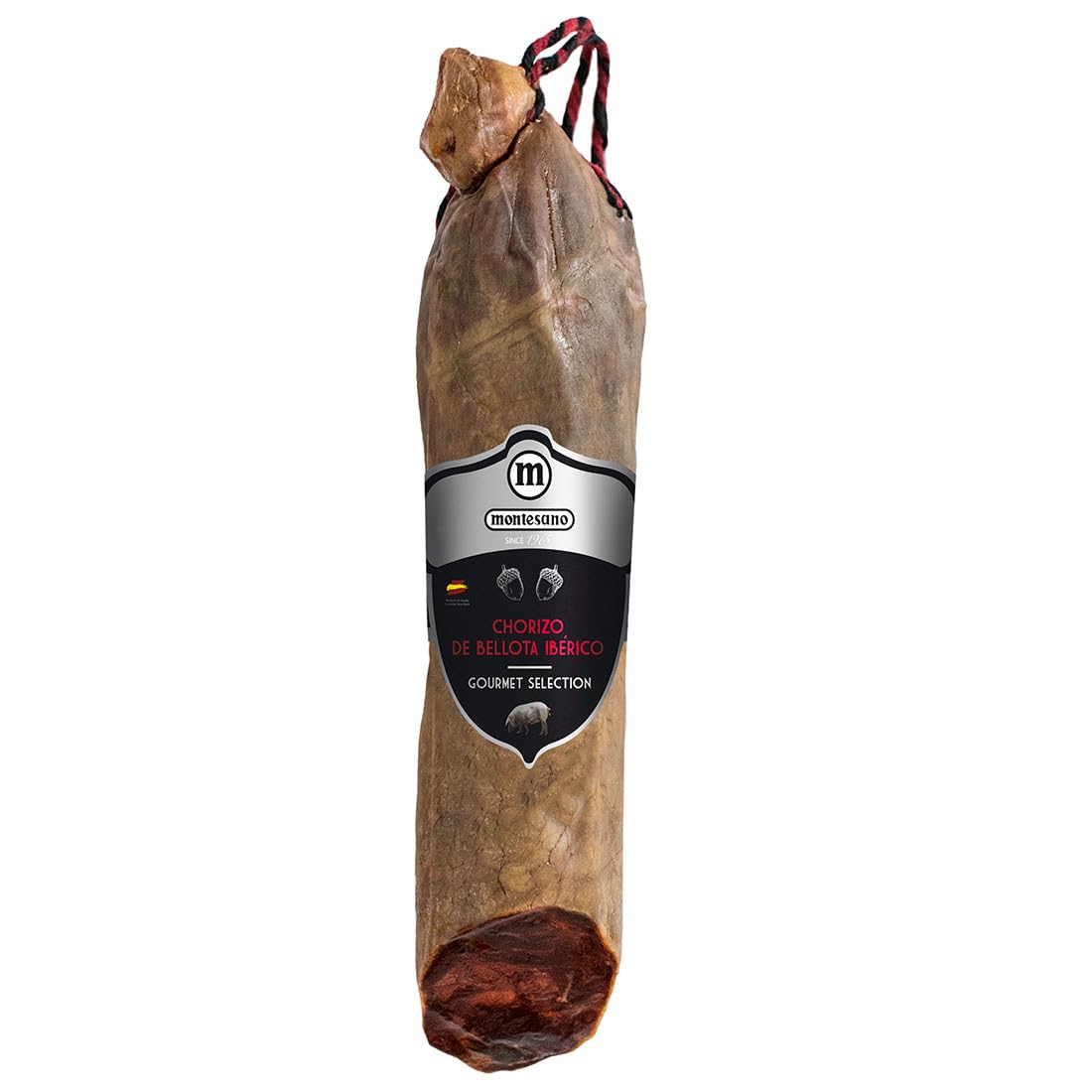 Ibéricos Montesano | Pack Embutidos | Chorizo de Bellota 100% Ibérico + Salchichón de Bellota 100% Ibérico + Lomo de Bellota Ibérico 50% Raza Ibérica | Alimentación Natural | Surtido Ibérico Gourmet