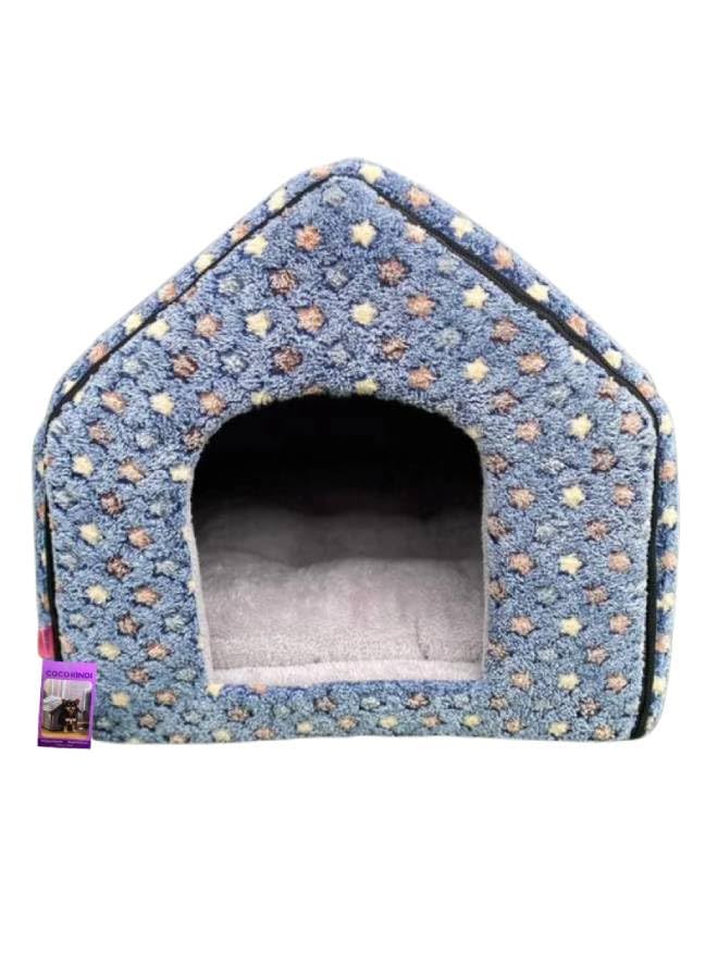 Coco kindi navy star washable fur house with zip L