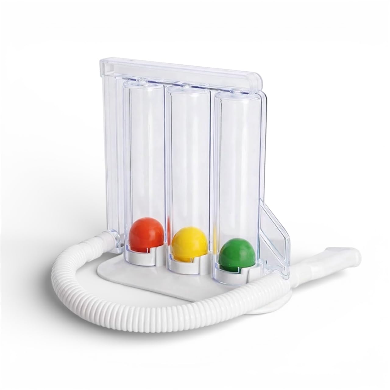CRUXFAB Spirometer | Lung Exerciser | Respiratory Exerciser | Breathing Exercise | Respirometer | Breath Measurement System | Deep Breathing Lung Exerciser | Washable, Hygienic & Detachable- Pack Of 1-image-1
