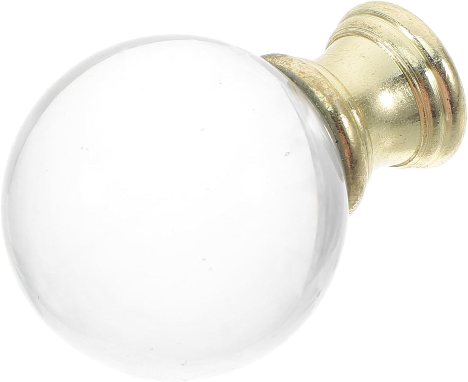 DOITOOL Clear Glass Lamp Finial Base Decorative Handblown Glass Cap for Lampshades Easy to Install Lighting Fixture Replacement Compatible Various Lamp Types