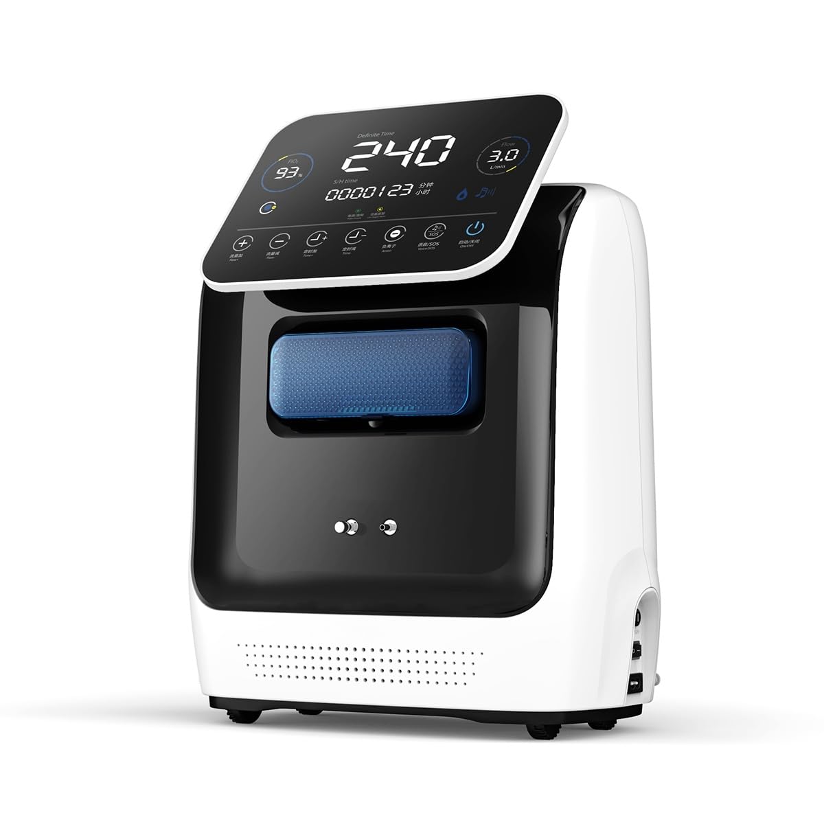 Oxygen Concentrator Machine For Home 1-9 Litres With Big Touch Display (95% To 35% Oxygen Purity)|Medical Grade 93%+ Oxygen Concentration Till 3 Litres|With Nebulization Function|24Ã—7 Support,Black (B0CDDGTJQQ) Amazon Price History, Amazon Price Tracker