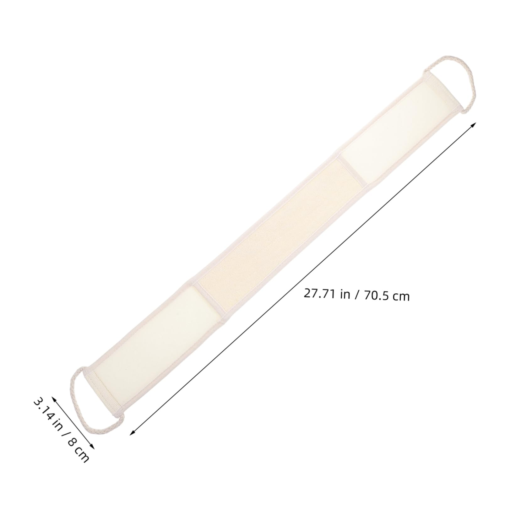 Didiseaon Natural Loofah Exfoliating Back Scrubber Towel Long Strip for Cleansing and Dead Skin Removal Soft Durable Bath Accessory for Gentle Scrubbing Experience