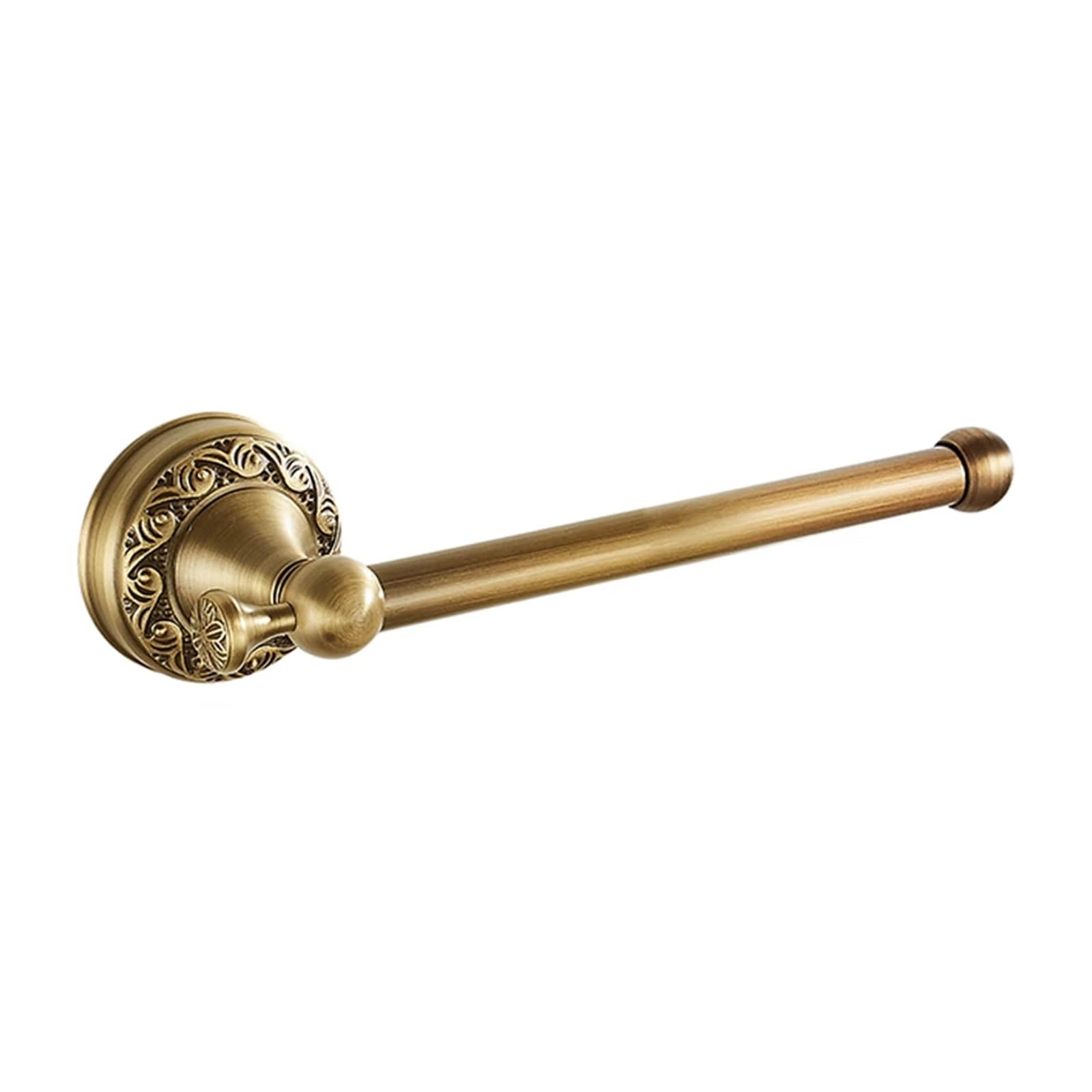 Brushed Brass Toilet Paper Holde Antique Brass Gold Wall Mounted Toilet Paper Roll Holder for bathroom home renovation wall mounted(Size2)