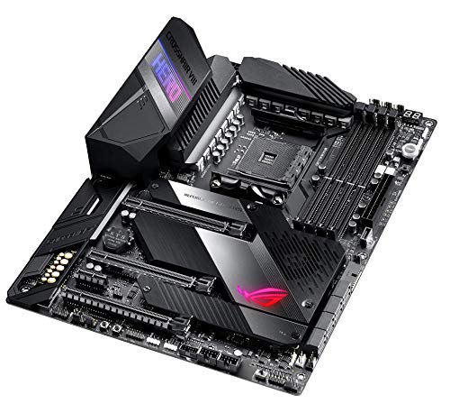 ASUS ROG Crosshair VIII Hero, Scheda Madre Gaming AMD X570 ATX con PCIe 4.0, 16 Fasi di Alimentazione, OptiMem III, LAN 2.5 Gbps, USB 3.2, SATA, M.2 e Aura Sync RGB