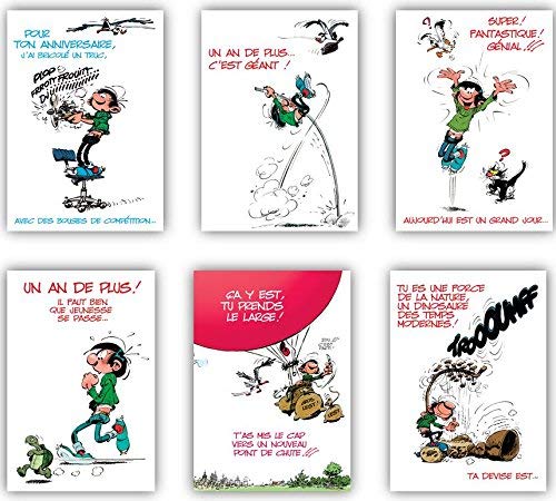 Gaston Lagaffe glmx-2017 a glmx-2022 - Set di 6