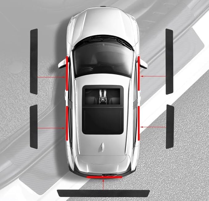 Türschwellenschutz Für Skoda KAROQ - Kohlefaser Aufkleber Kratzfest
