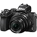 Nikon Z50 Mirrorless Optical Zoom Camera with Z DX 16-50mm f/3.5-6.3 VR Lens with Additional Battery (Black)