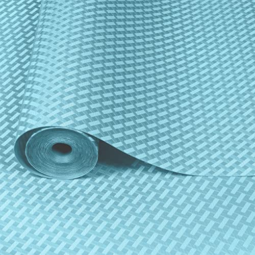 GripEasy Ocean Blue Food Grade Eva 45 cm by 4 m Multipurpose Shelf Liners Roll - Kitchen Drawer & Shelf Mat