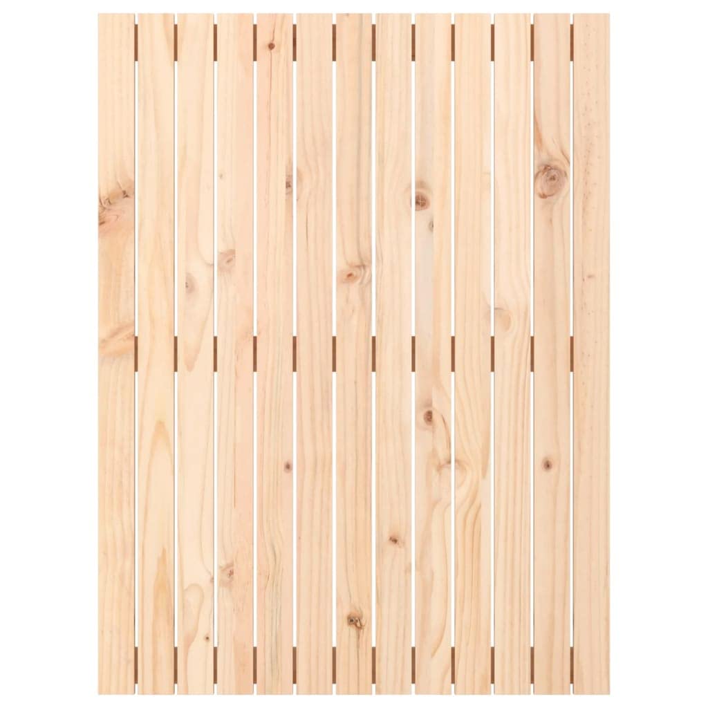 824953 Testiera da Parete 82,5x3x110 cm in Legno Massello di Pino Testata in Legno,Testata Letto Matrimoniale Muebles Dormitorio Spalliera Letto Testiere per Letto Matrimoniale