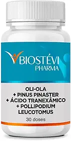 Booster para Tratamento de Melasma | Oli Ola 300mg + Pinus Pinaster 200mg + Acido Tranexâmico 200mg + Associações 30 Doses