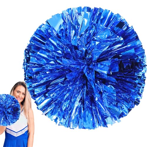 Pompones Cheer Team - Pompones grandes de animadora de equipo de baile para niñas, juego de baile amigable con los dedos, animadora, 30 cm, accesorios de animadora para niños y adultos