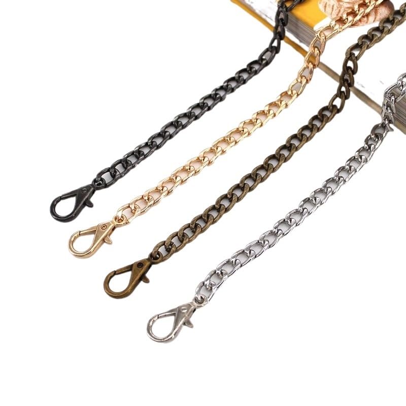 Catena Per Borsa 120 Cm - Tracolla In Metallo E Pelle Per Borsette E Borse A Tracolla - Foto 8