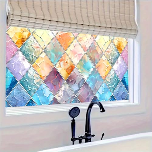 Película Decorativa para Ventanas HOMETITUTE 39.3x17.7 Pulgadas miniatura 4