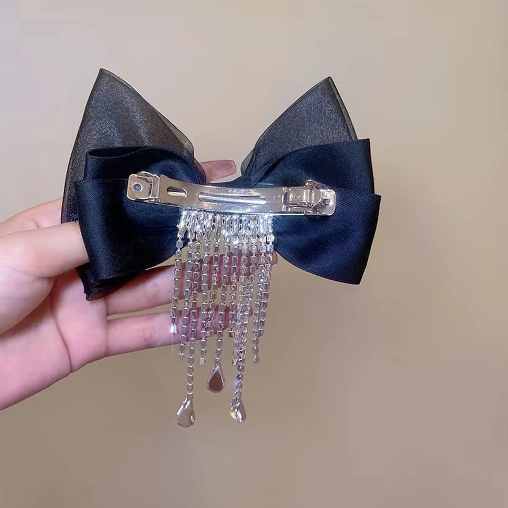 Barretta Di Cristallo Con Strass Clip Per Capelli Clip In