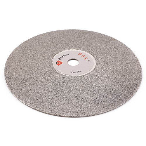 Image of 6 inch inch 150 mm Grit 100 Diamond Grinding Disc Abrasive Wheel Coated Flat Lap Disk Jewelry Tools for Gemstone Glass Rock Ceramics