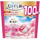 ボールド 洗濯洗剤 ジェルボール 4in1 華やかおひさまとプレミアムブロッサムの香り 詰め替え 100個 [大容量]