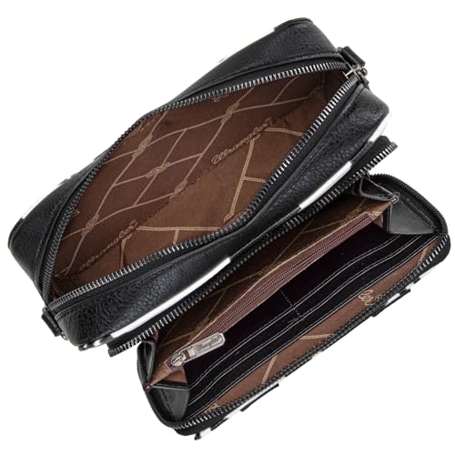 Image of Wrangler Crossbody Bag for Women Western Cowgirl Crossbody Purses with Guitar Strap