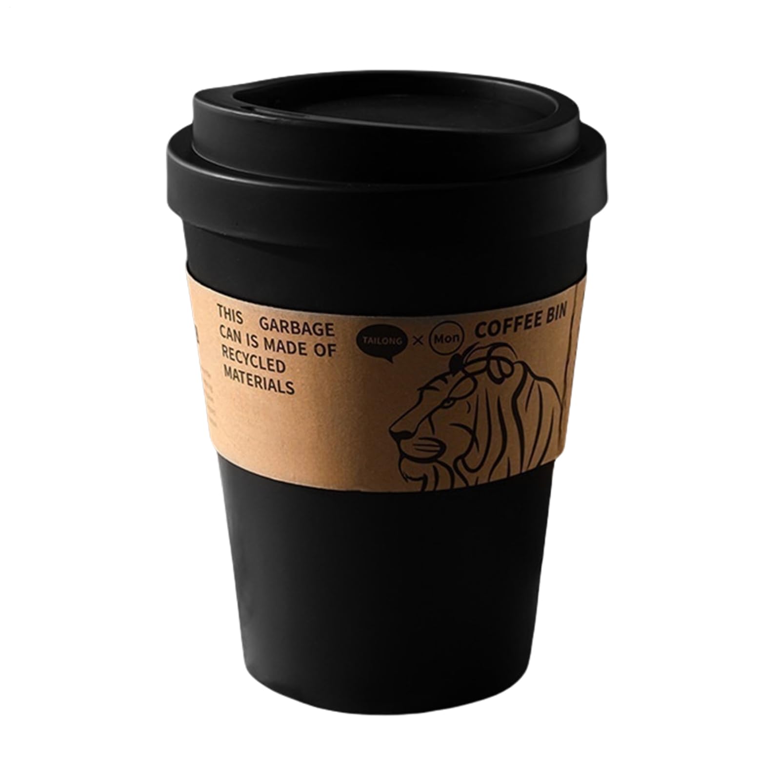 Cestino per Rifiuti Cestino Con Coperchio Oscillante A Forma Di Da Caffè | Contenitore A Coperchio Oscillante Durevole Per Interni Ed Esterni Uffici Scrivania Bagno Cortile