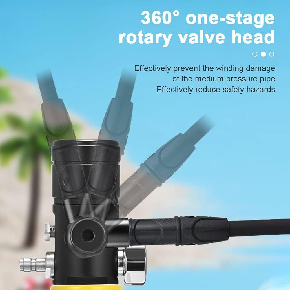 Mini Sauerstoffflasche Tauchausrüstung, Scuba Sauerstoffflasche Tauchen, Diving Tank Ausrüstung, 1L Mini Tauchflasche 15-20 Minuten Frei Atmender Tragbarer, Mit Pumpe, nachfüllbarem Design