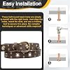 uxcell 200 Pcs Copper Solid Rivets, 0.12"x0.31" Half Round Head Rivet Metal Fasteners for Electrical Applications, Leather DIY Craft Supplies (M3x8) #4