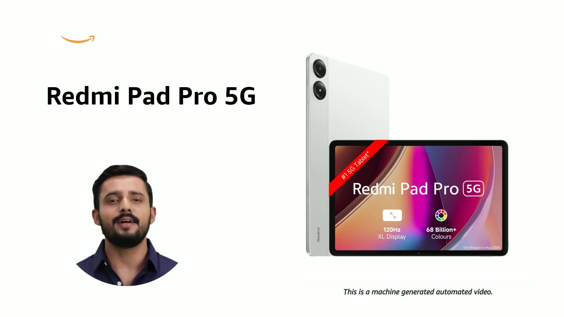 Redmi Pad Pro 5G |Snapdragon 7s Gen 2|30.7cm(12.1) Tablet|33+ Days
