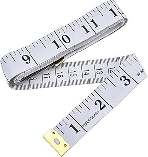 Dual Sided Body Measuring Ruler, Sewing Cloth Tailor Tape Measure, Soft Tape for Family Measure Chest Waist Circumference, 150cm/60 inches