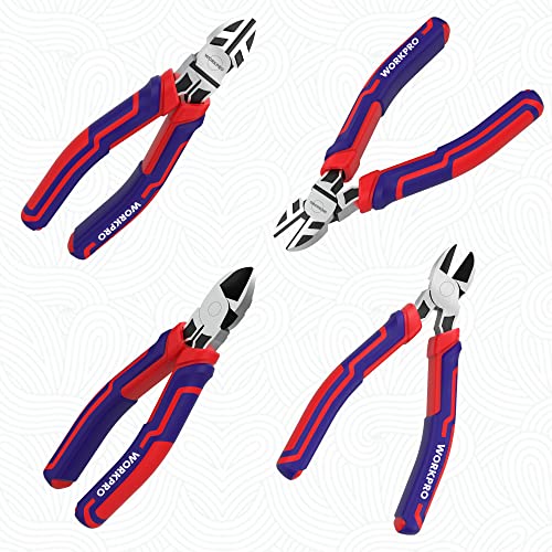 Workpro HU-XI-201 6 Inch Wire Cutters Heavy Duty Crv Steel thumb #6