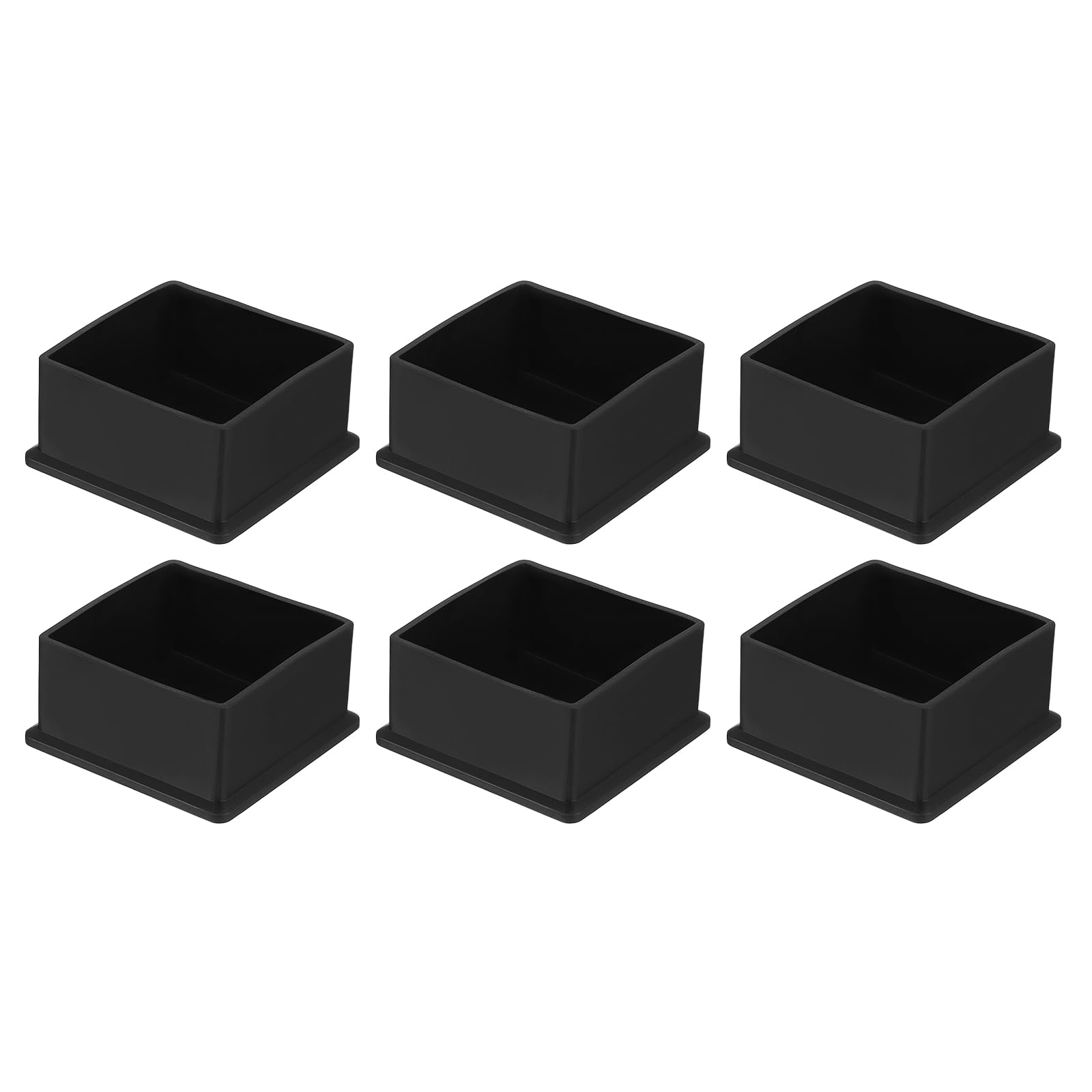 Tapas cuadradas de PVC de 60 mm x 60 mm para patas de mesa y muebles de patio