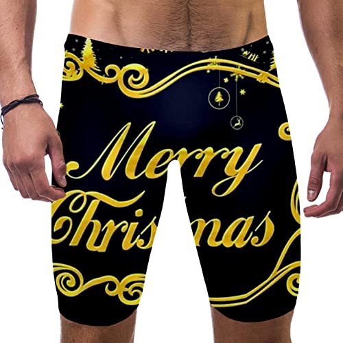 Short de bain garçon flocon de neige doré XXXL pour la plage