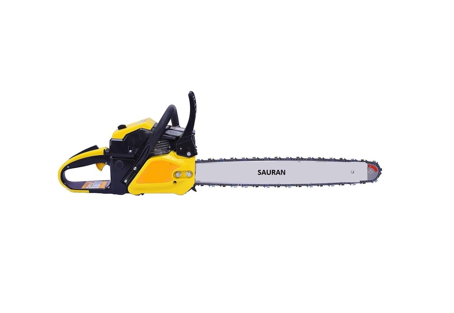 Sauran Gas-Powered Chainsaw, 62CC Chainsaw 22 Inch Guide Bar Yellow and Black-image-47