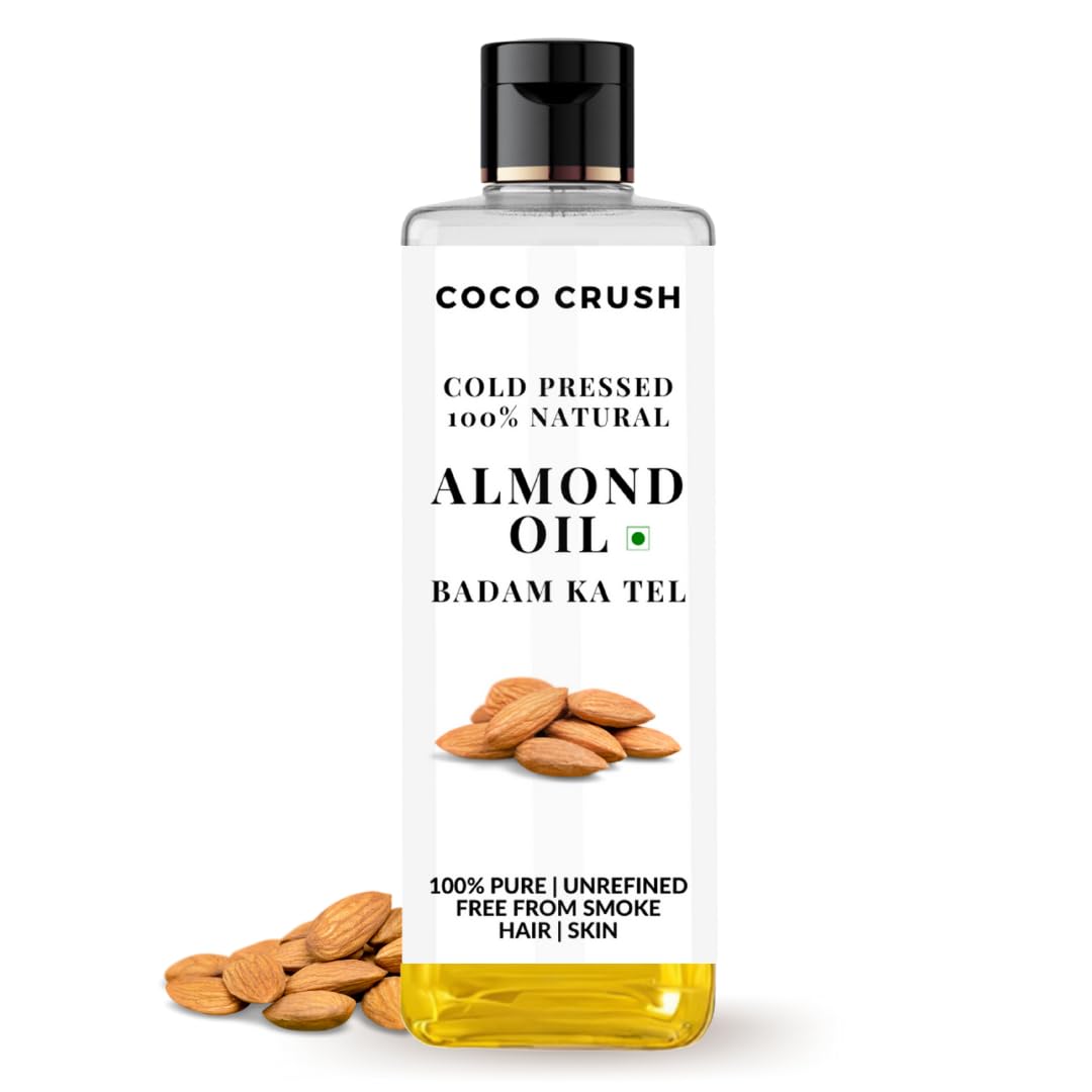 Virgin Almond Oil for Baby Hair & Skin Massage | Cold Pressed & 100% Natural | Prevents Diaper Rash, Certified Organic (100 ML)-image-7