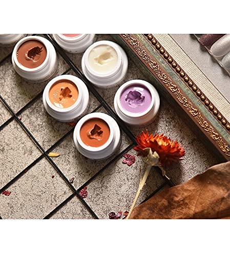 Miniatura 5 de Nail Art Gel - Esmalte de uñas en gel sólido con purpurina y barro altamente pigmentado (328)