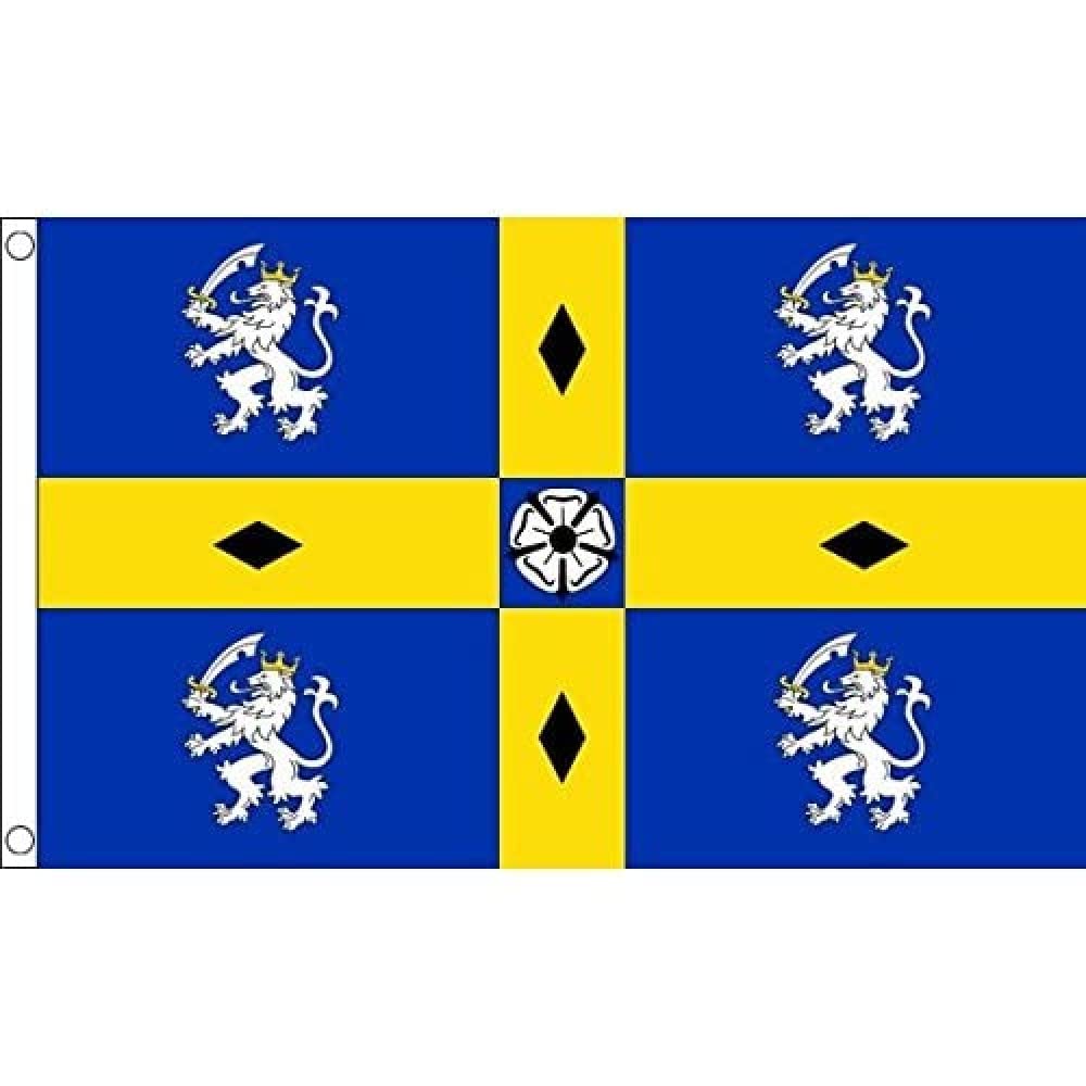 AZ FLAG Durham Old county Flag 150x90 cm 100D Polyester 2 Grommets