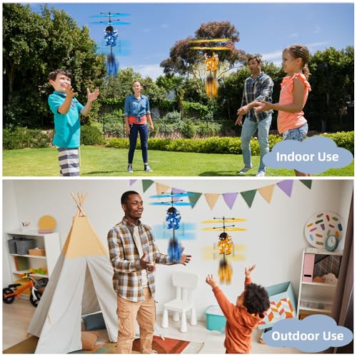 image for BYIUA Flying Toys for Boys, Drones Toys for Ages 8-13 USB Charging, In